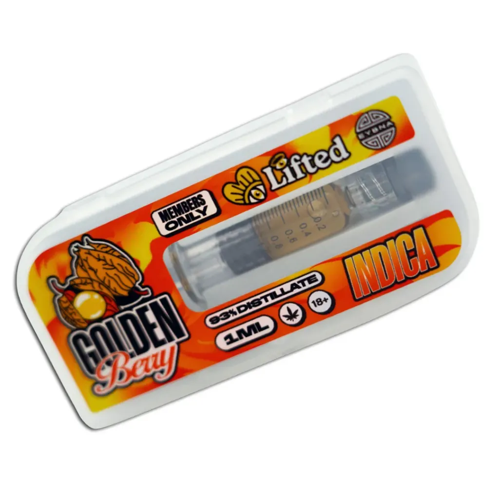 Distillate Applicator Syringe 1ml - Golden Berry (Indica)