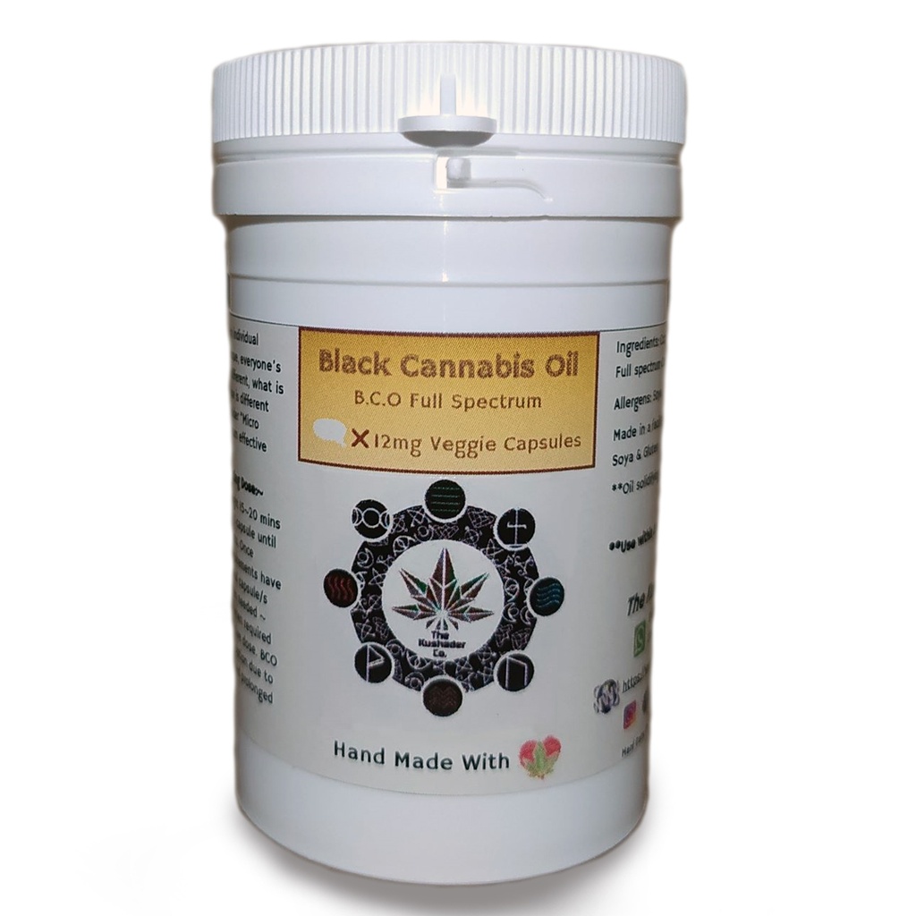 Black Cannabis Oil (B.C.O) - Capsules