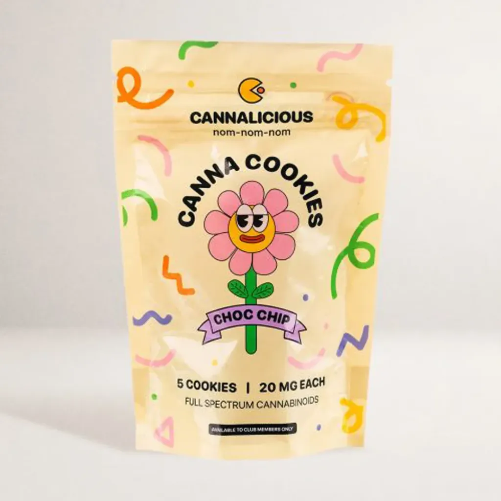 Choc Chip Cookies 100mg (5x20mg)