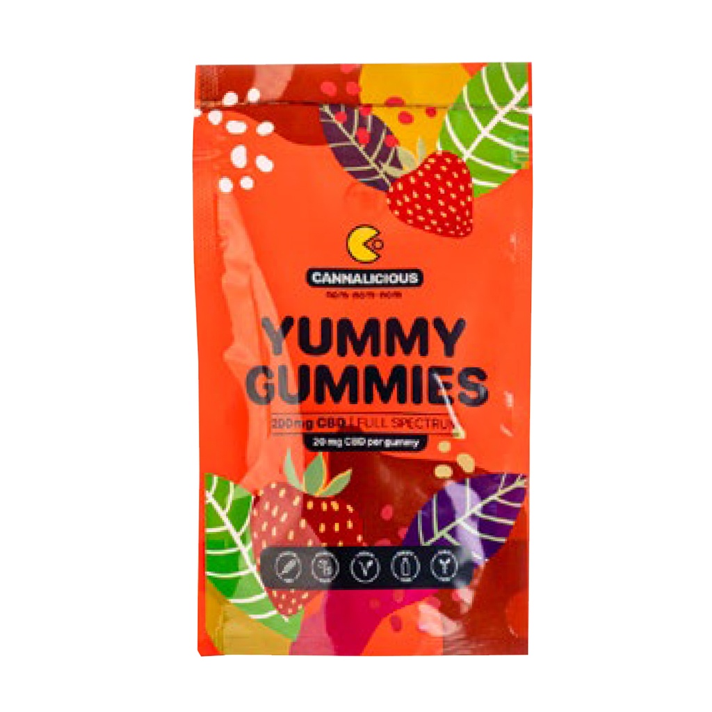 Cannalicious Yummy Gummies 200mg (10x20mg)