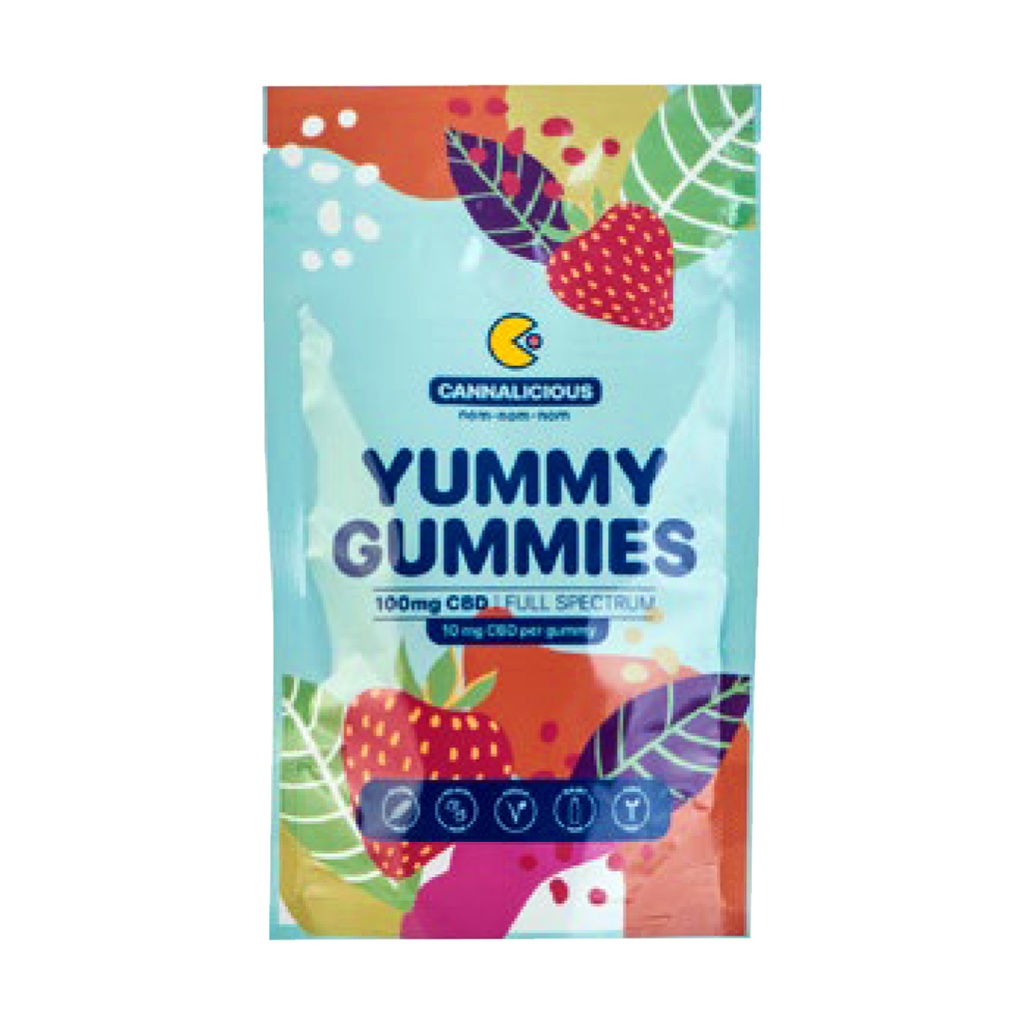 Cannalicious Yummy Gummies 100mg (10x10mg)