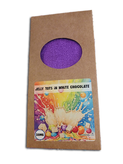 100g Jelly Tots & White Chocolate Slabs (Pack of 3)