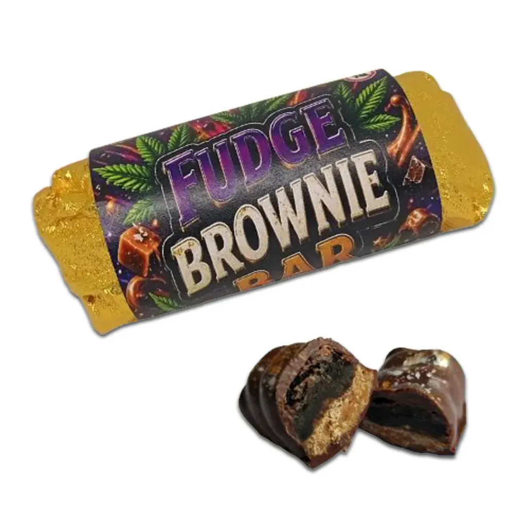 Fudge Brownie Bars (Pack of 10) (50 mg)
