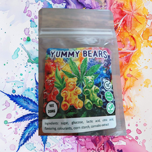 Vegan Gummies - Yummy Bears 200mg (10x20mg)