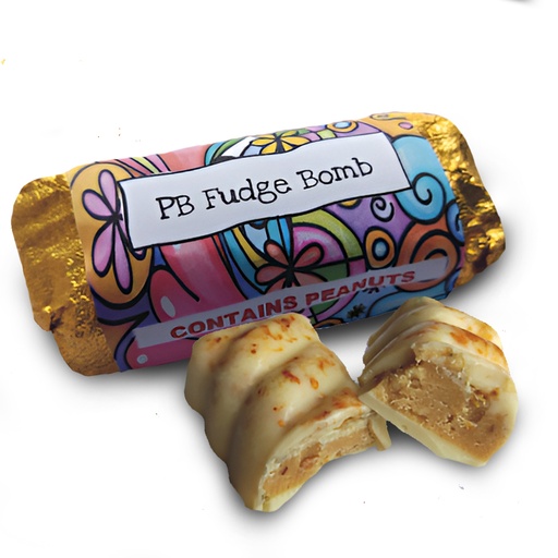 Peanut Butter Fudge Bomb Bars (Pack of 10) (50 mg)