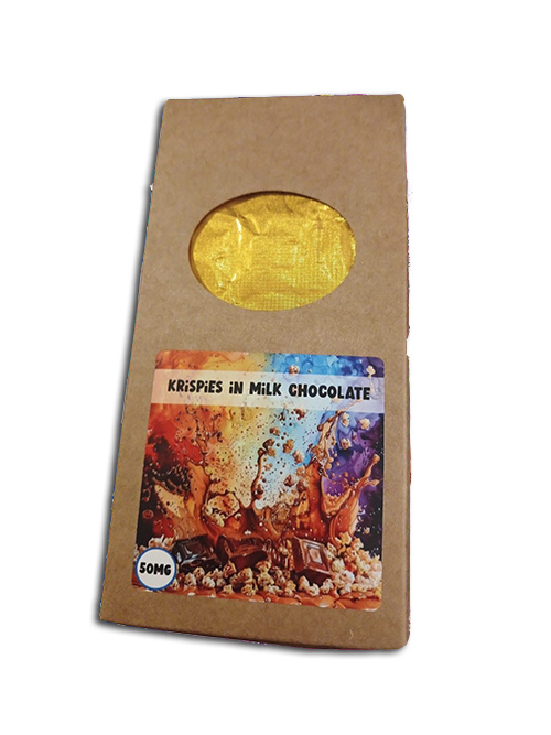 100g Krispies & Milk Chocolate Slabs (Pack of 3)