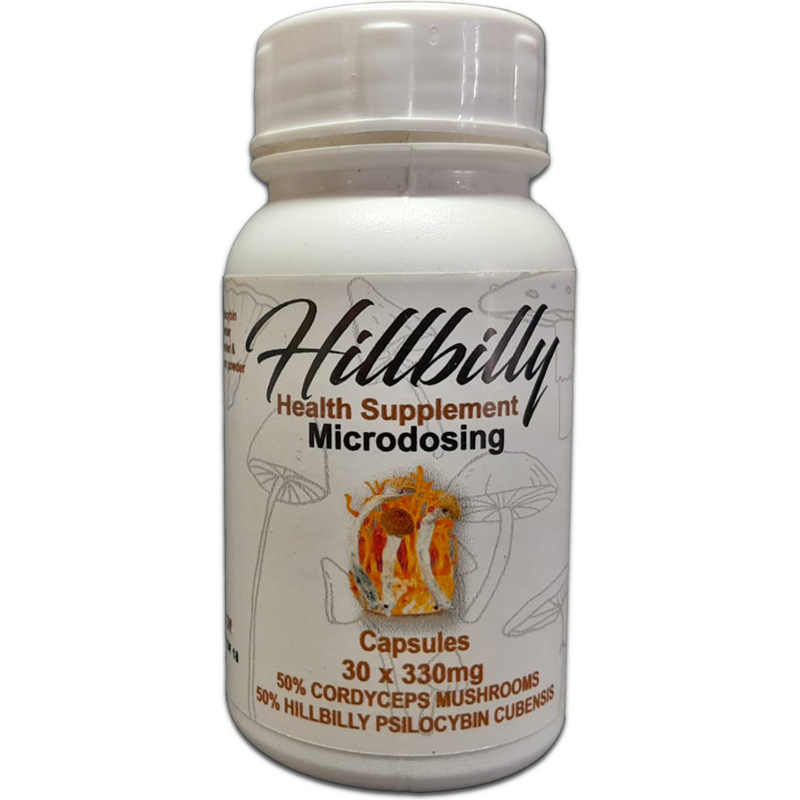 Hillbilly Microstack Psilocybin Microdosing Capsules 330mg