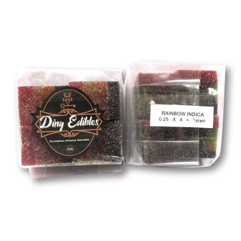 Gummies - Rainbow 100mg (4x25mg) (Indica)