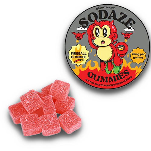 Sodaze Gummies 25mg (singles)