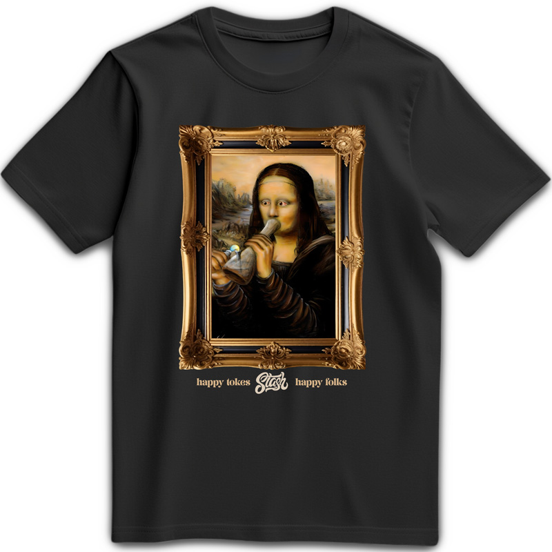 Stash T-shirts - Bonga Lisa (Small, Black)