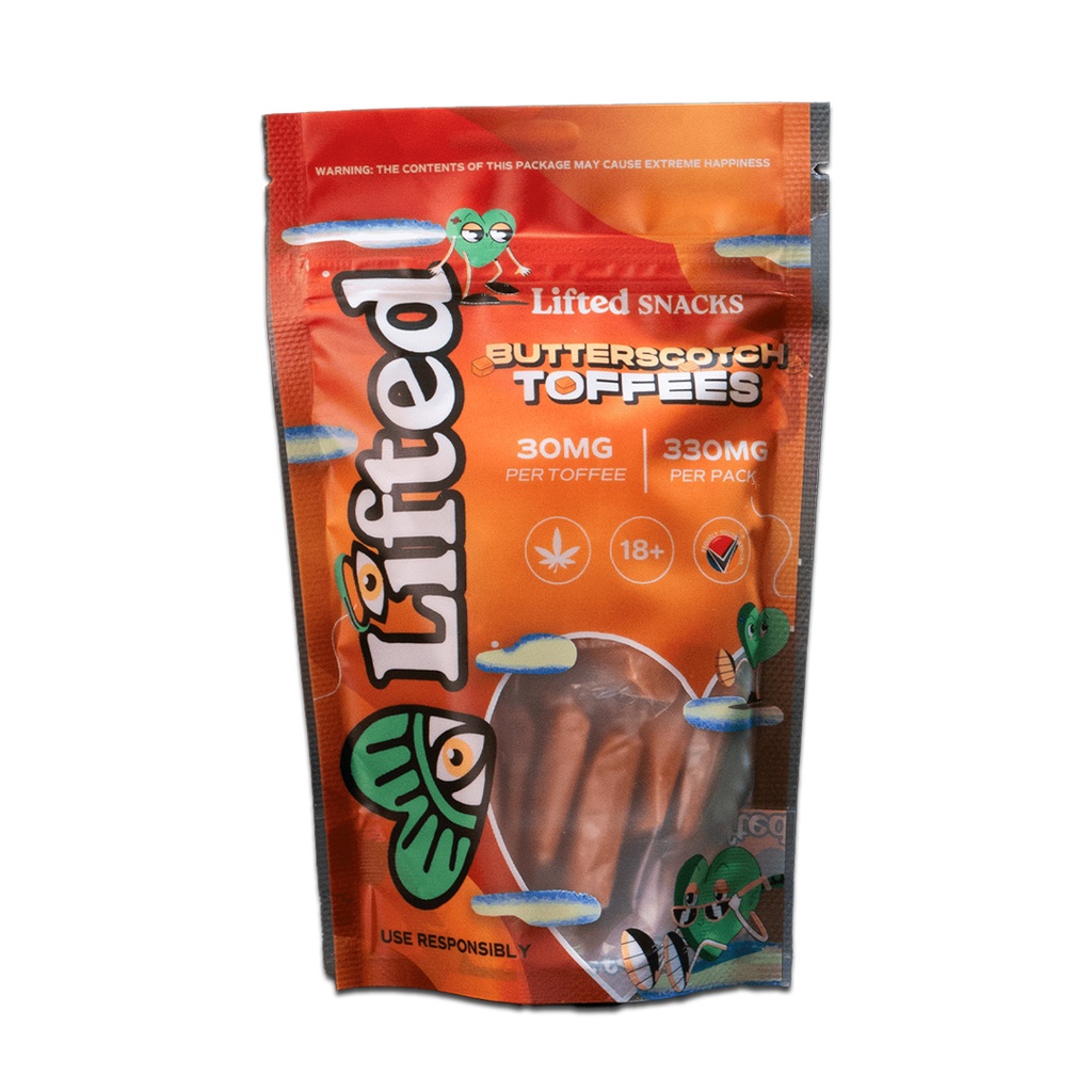 Lifted Butterscotch Toffees