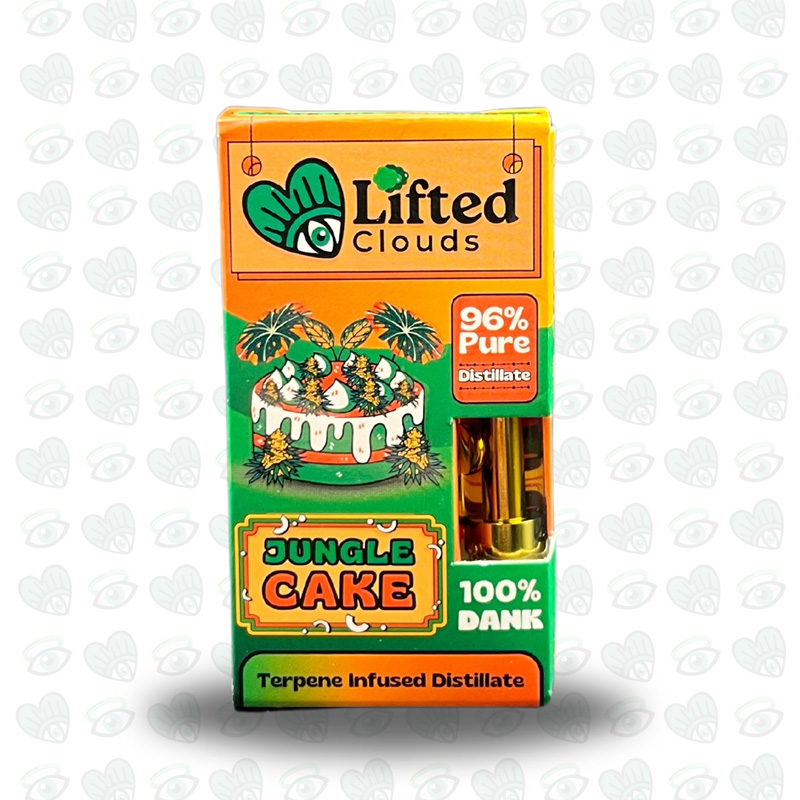 Lifted Distillate Vape Cart 0.5ml - Jungle Cake (Hybrid)