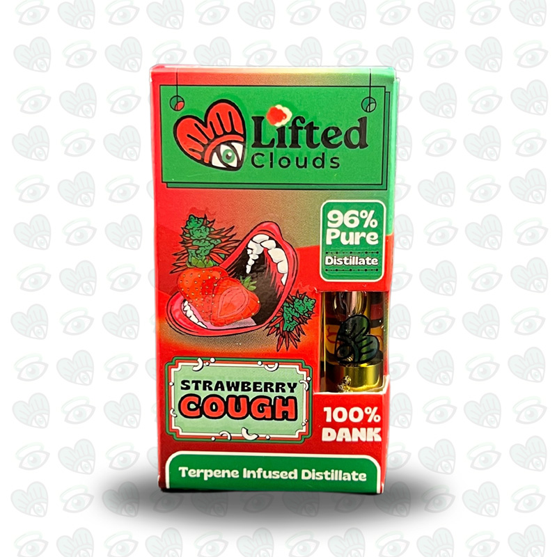 Lifted Distillate Vape Cart - Strawberry Cough (Sativa) (0.5ml)