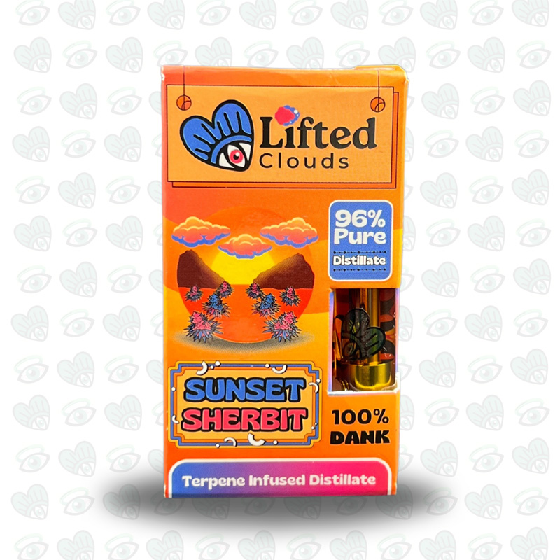 Lifted Distillate Vape Cart - Sunset Sherbet (Indica) (0.5ml)