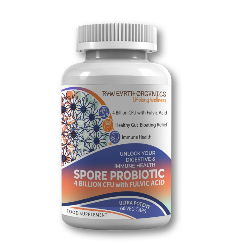 Raw Earth Organics Spore Probiotic 60's