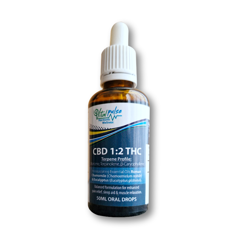 Vitalpulse CBD 1:2 THC Ratio Blend 50ml