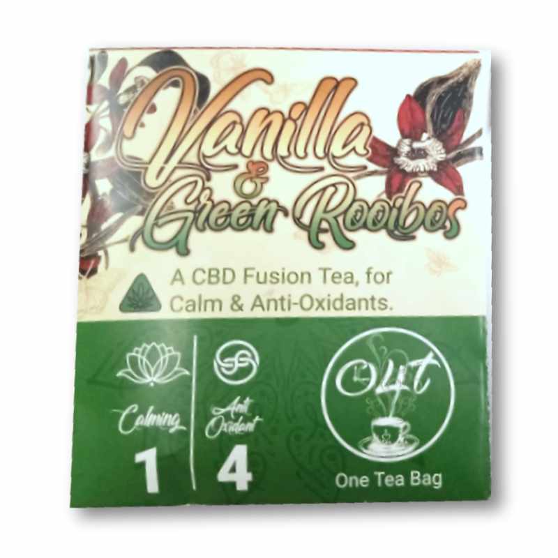 Time 4 Tea - Vanilla & Green Rooibos Tea with CBD (singles)