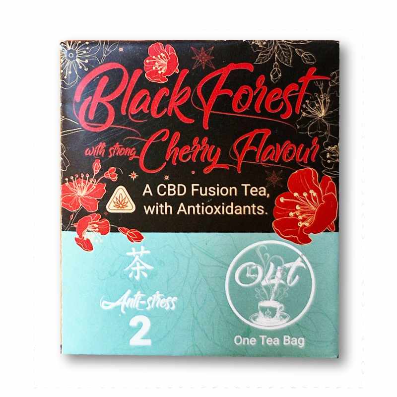 Time 4 Tea - Black Forest Cherry Tea with CBD (singles)