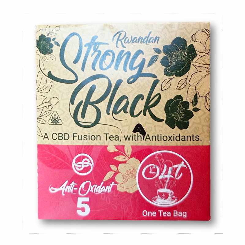Time 4 Tea - Rwandan Strong Black Tea with CBD (singles)