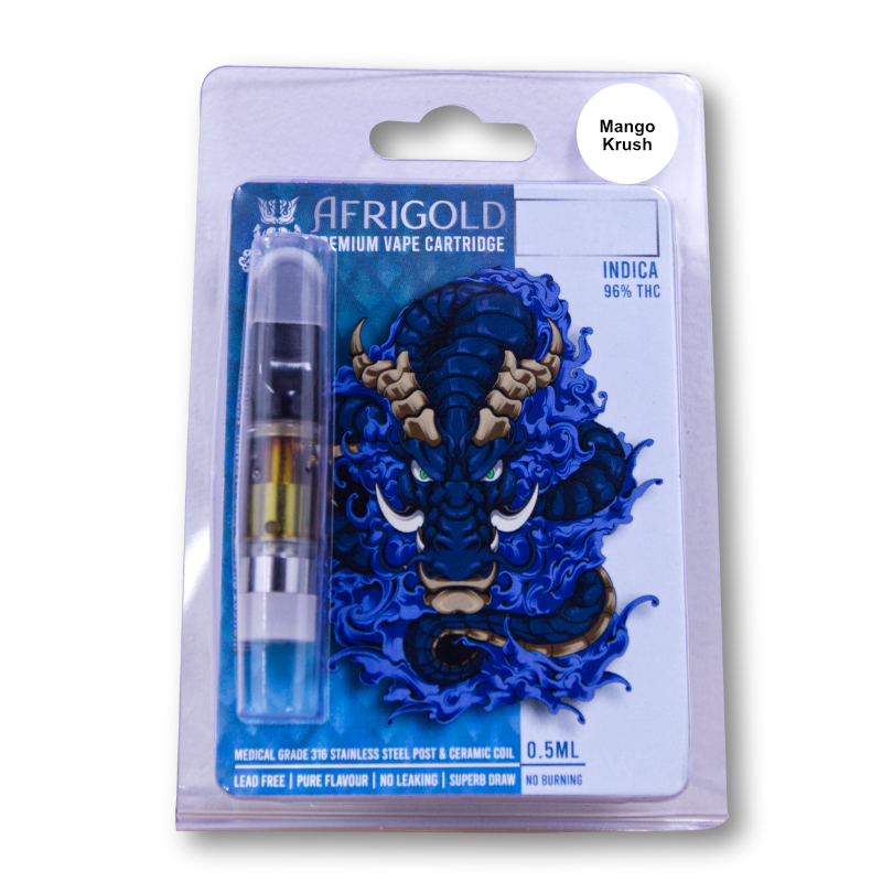 Vape Cartridge 0.5ml - Mango Kush - Full Spectrum (Indica)