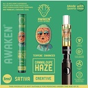 Awaken® Vape Blaster Cartridges 1ml - Cannaloupe Haze (Sativa)