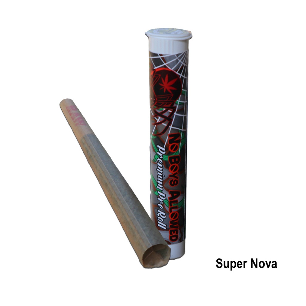 No Boys Allowed Premium Indoor Pre-Rolls - Super Nova