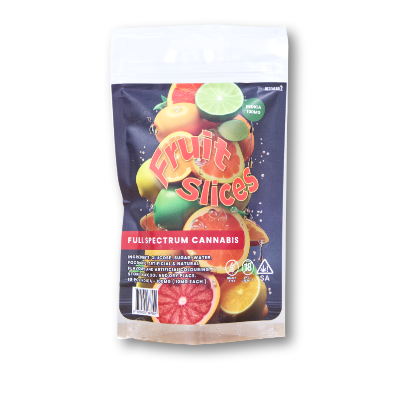 Gummies - Fruit Slices 100mg (10x10mg)