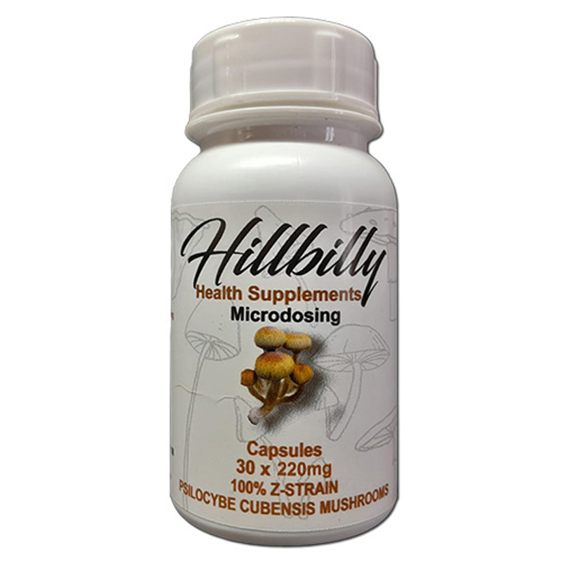 Hillbilly Psilocybin Microdosing Capsules (Z-Strain) 30's (220mg)