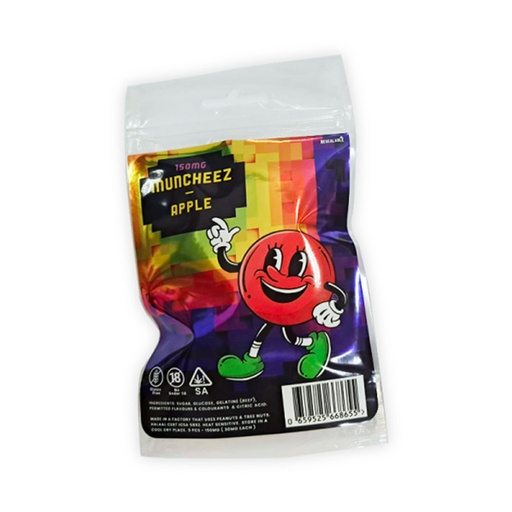 Jelly Gummies - Muncheez 150mg (5x30mg) - Red Apple