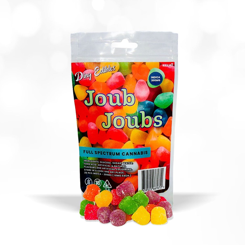 Gummies - Joub Joubs 200mg (20x10mg) - Indica