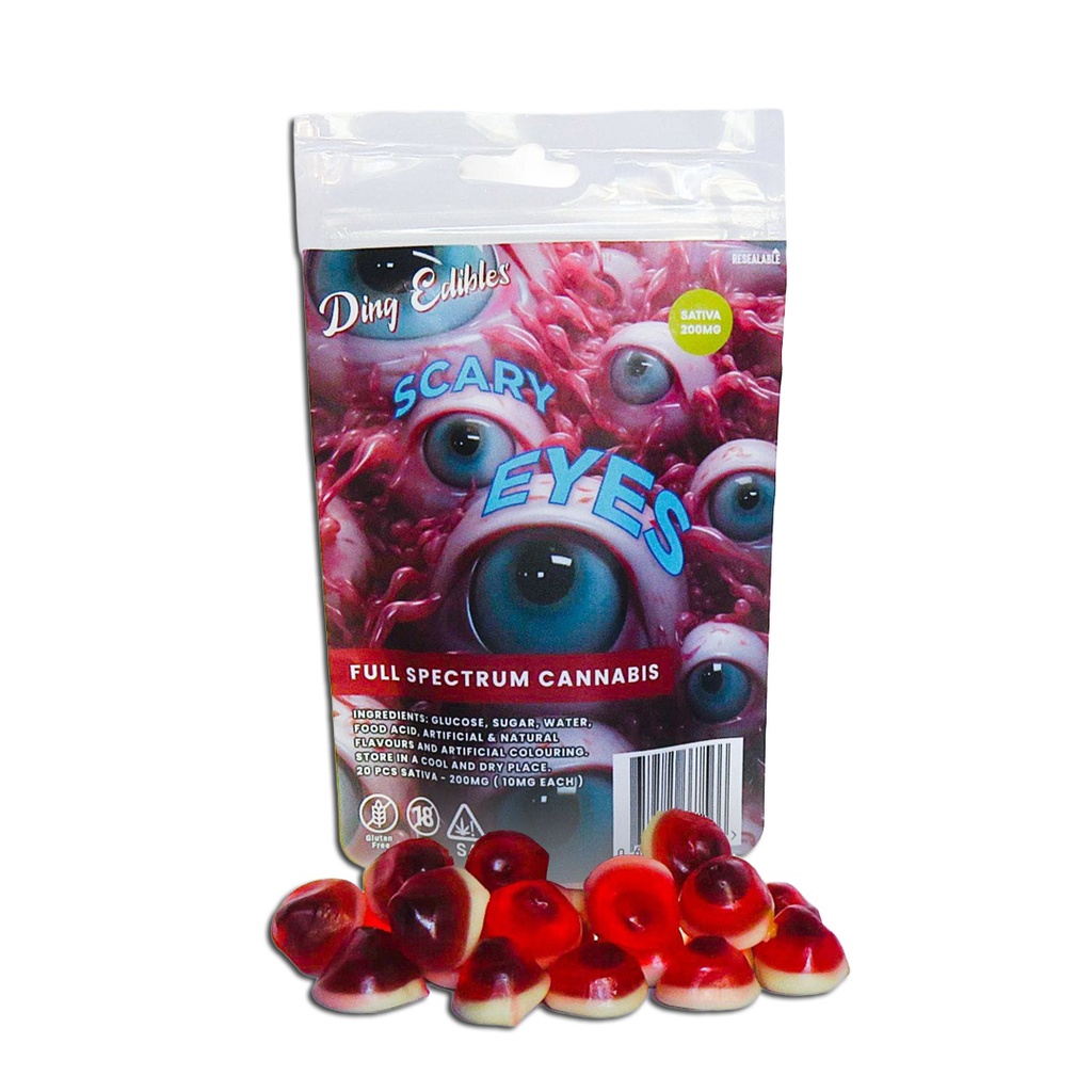 Gummies - Scary Eyes 200mg (20x10mg) - Sativa