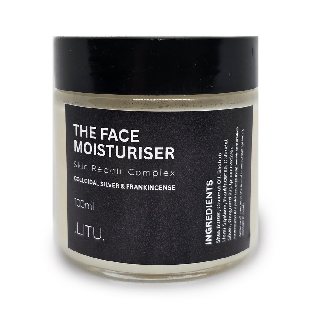 The Face Moisturiser - Skin Repair Complex (Colloidal Silver & Frankincense) 100ml