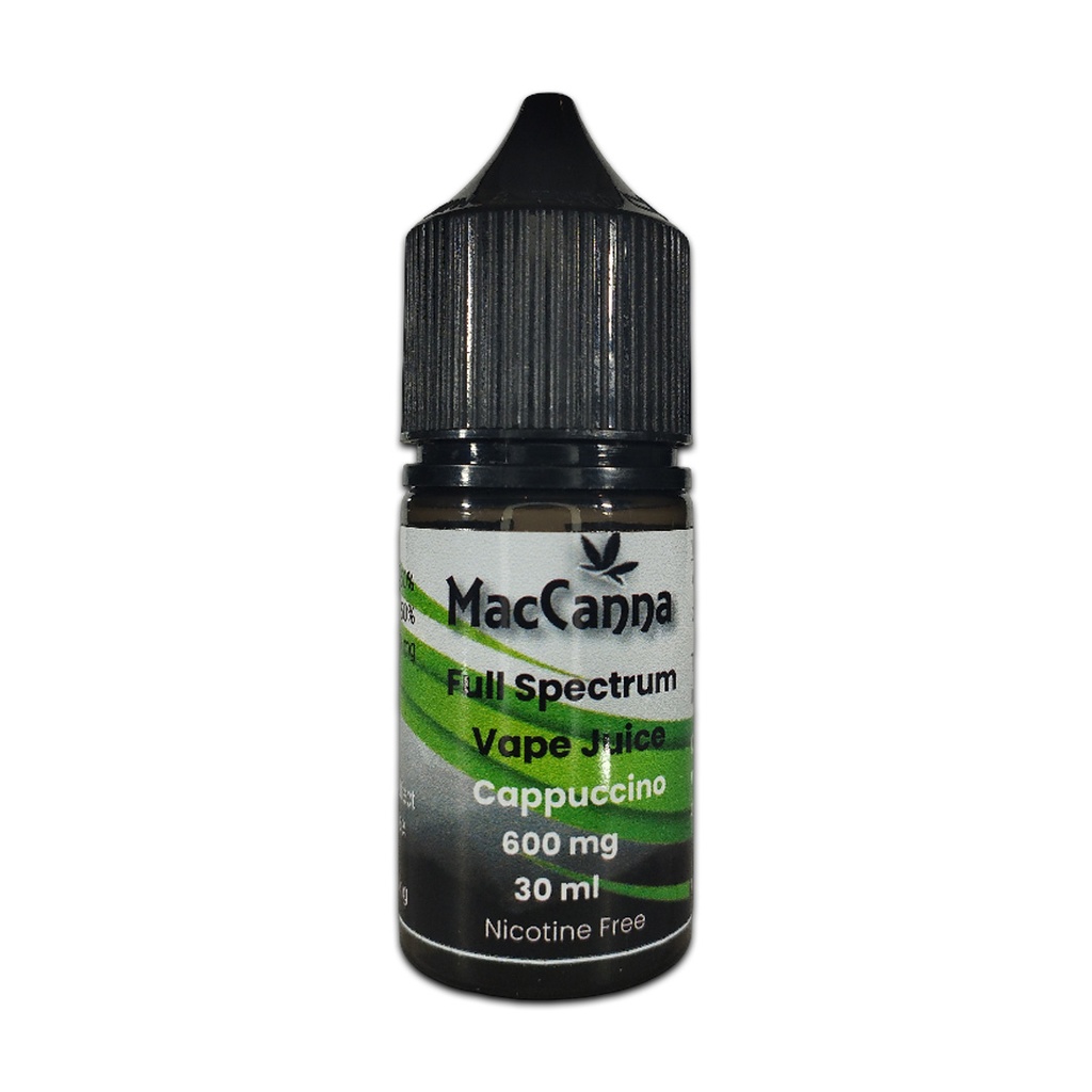 Full Spectrum CBD Vape Juice 600mg (30ml) - Cappuccino