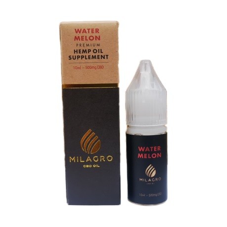 Milagro CBD E-Liquid 500mg - Watermelon (10ml)