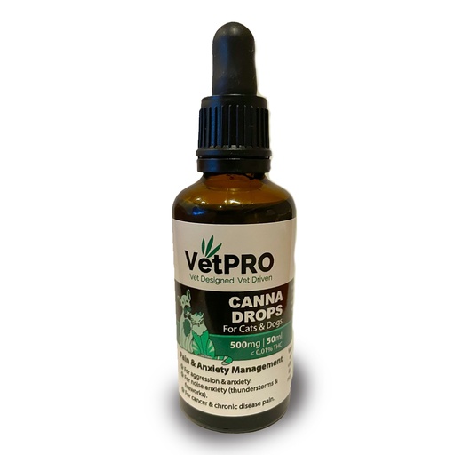 VetPro CBD Drops for Cats & Dogs 500mg