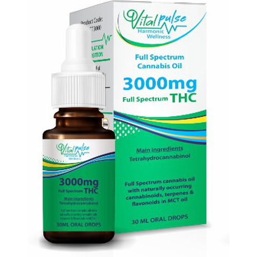 Vitalpulse 3000mg THC Drops