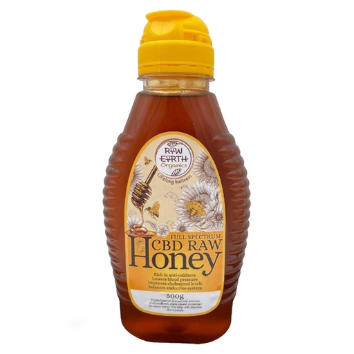 Raw Earth CBD Honey 500g (500mg)