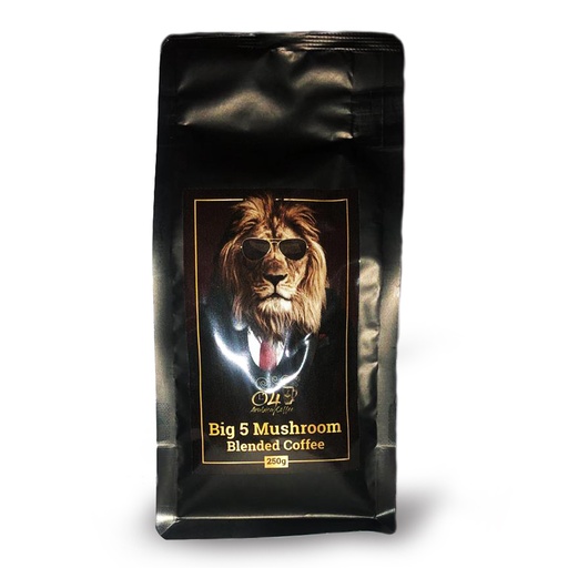 Time 4 Coffee - Big 5 Mushroom Blended Coffee 250g