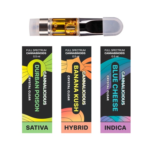 Cannalicious Vape Cartridge 0.5ml (Sativa)