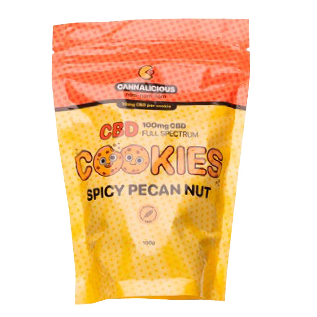 Cannalicious Cookies Spicy Pecan Nut 100mg (10x10mg) | Cannamart