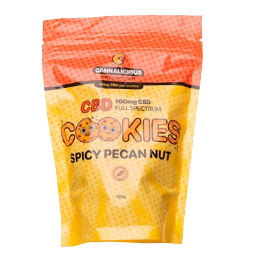 Cannalicious Cookies Spicy Pecan Nut 100mg (10x10mg)