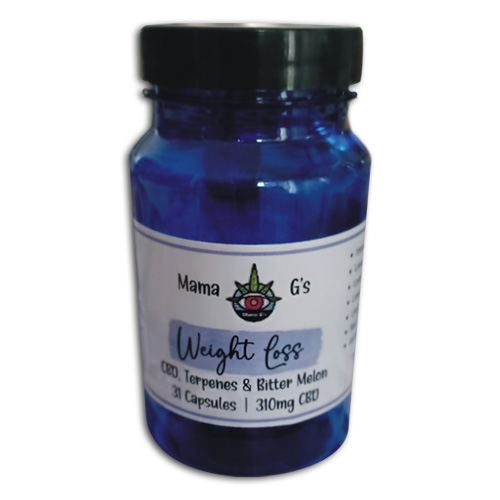 CBD Capsules with Terpenes 31's - Weight Loss & Cholesterol 310mg