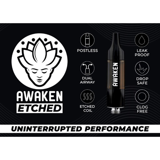 Awaken® Vape Etched Cartridges 1ml