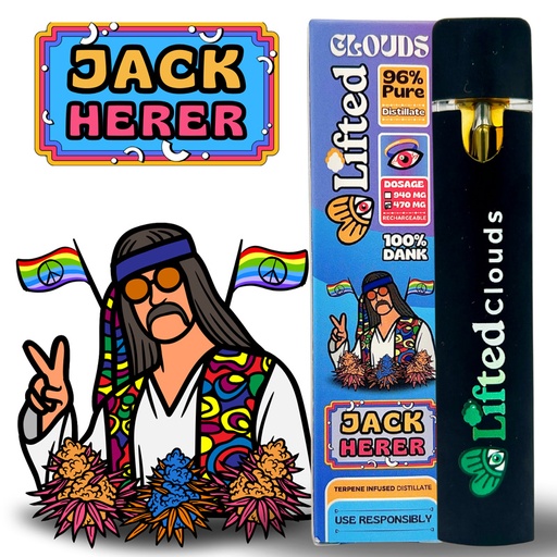 Lifted Delta 9 Disposable Vapes - Jack Herer (Sativa)