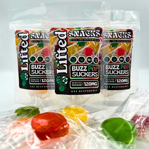 Buzz Pop Suckers 120mg (4pcs)