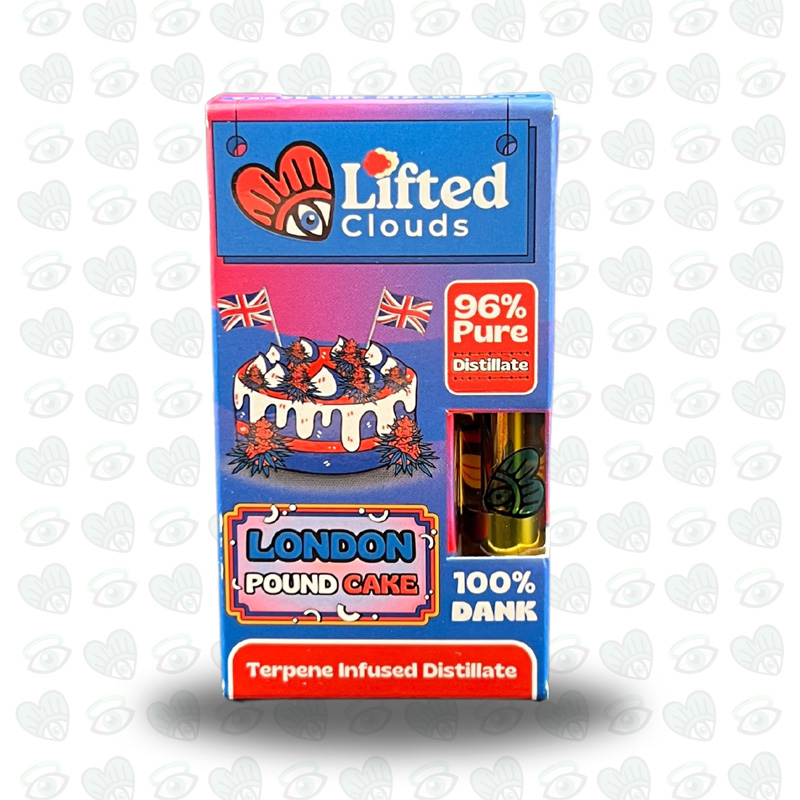 Lifted Distillate Vape Cart - London Pound Cake (Indica)