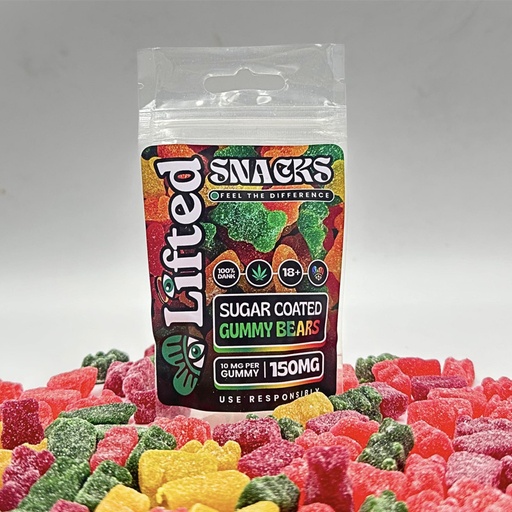 Sugar Coated Gummy Bears 150mg