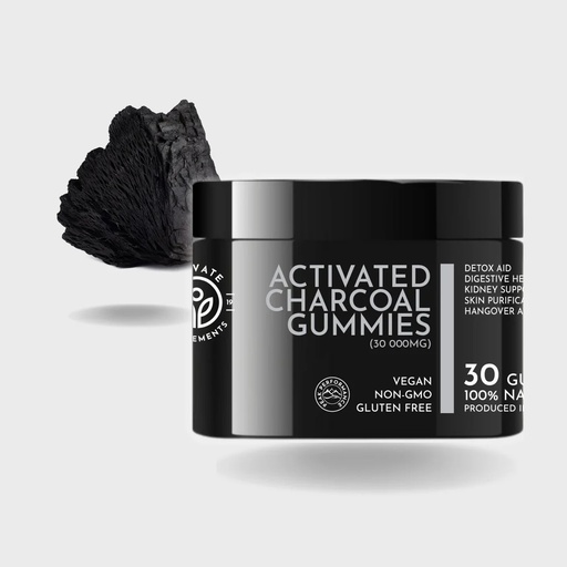 Activated Charcoal Gummies (30x1000mg)