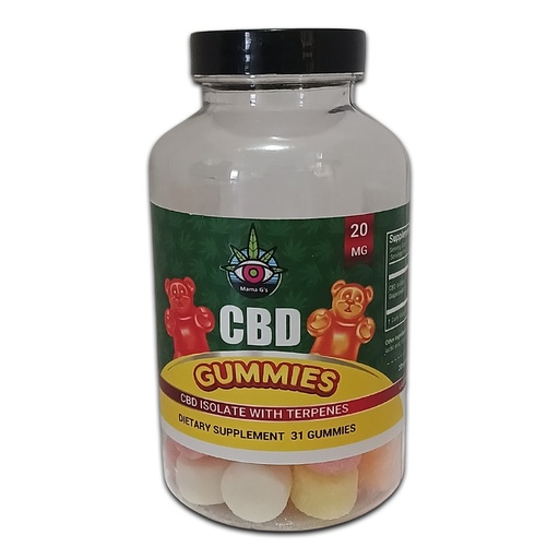 CBD Fruit Pastilles - Vegan Gummies 620mg (31x20mg)