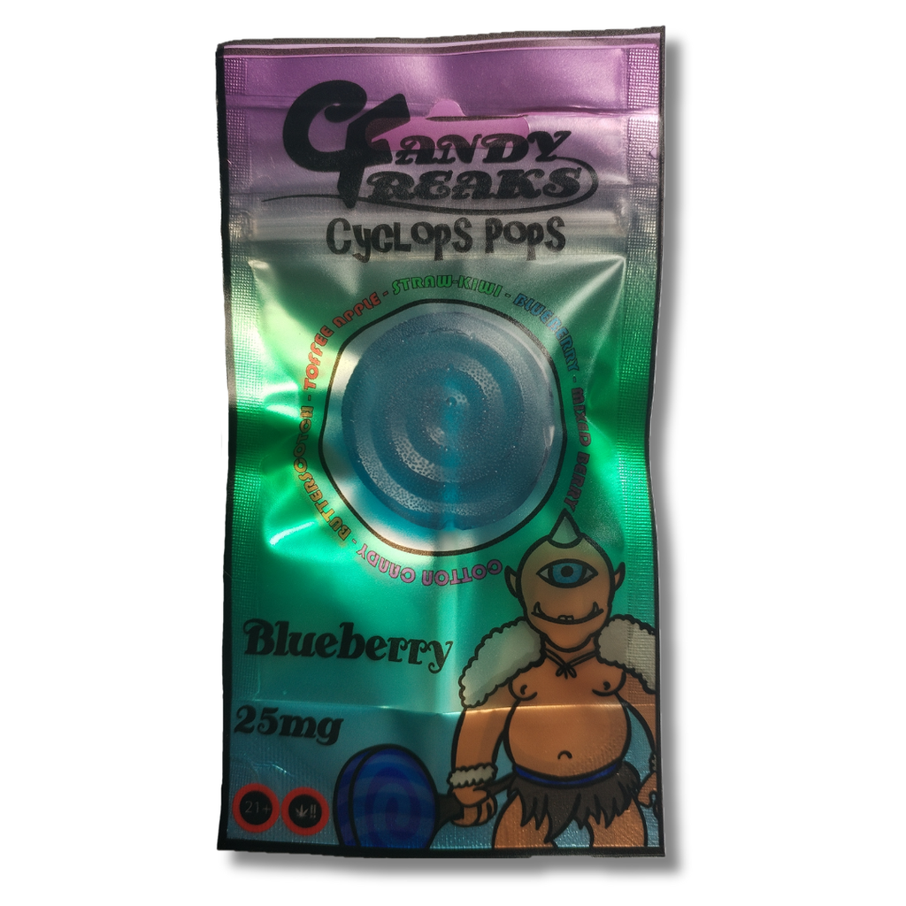 Candy Freaks Cyclops Pops - Blueberry